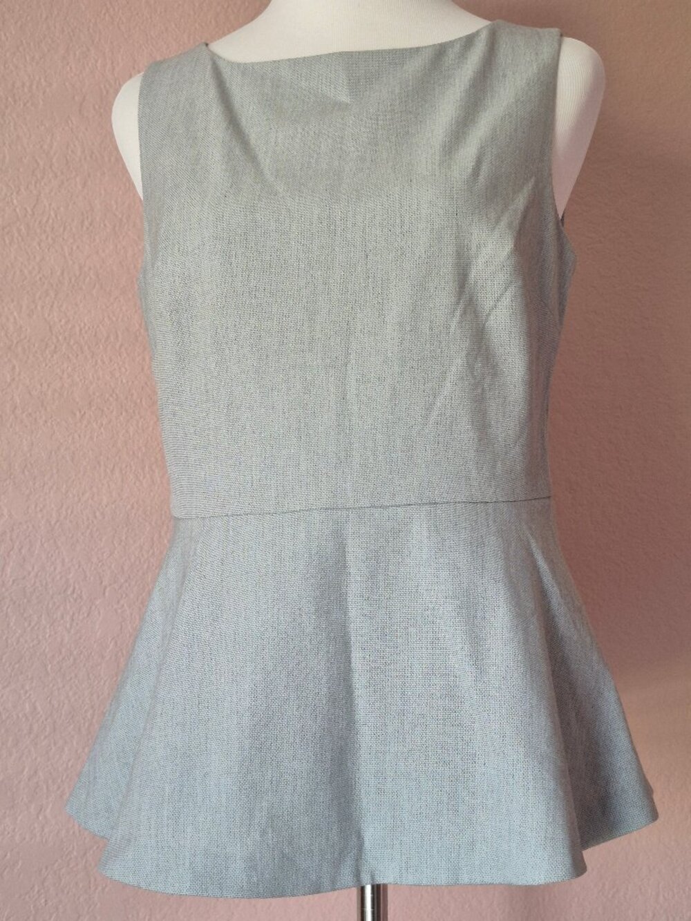 Banana Republic Women’s Grey Sleeveless Tank Dress Top Blouse Size 6 NEW $68